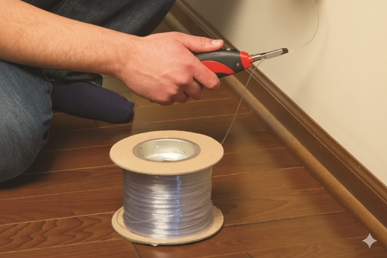 Hoe om Ftth onsigbare optiese veselkabel te installeer?