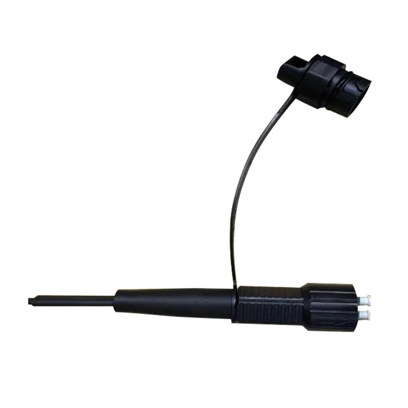 Duplex LC/UPC waterdigte ronde kabel optiese vesellapkoorde (Accord Mini DLC -aansluiting)