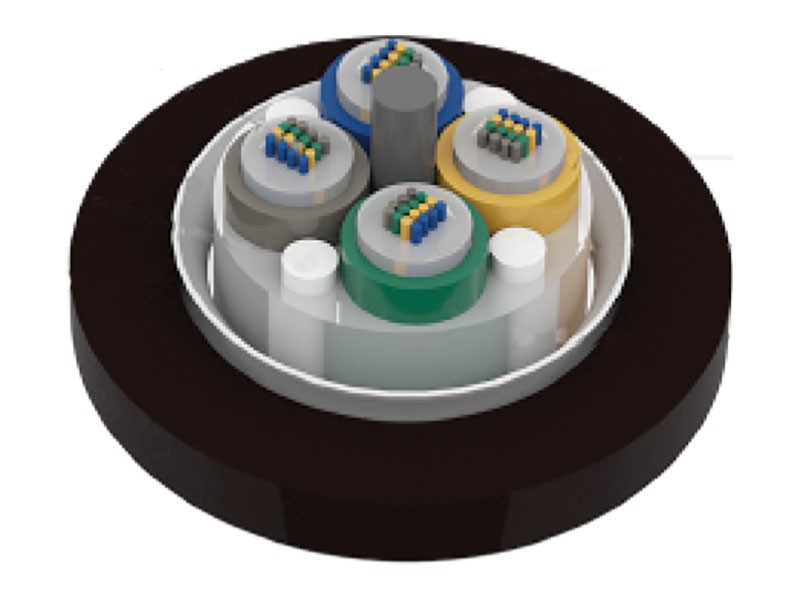 Losbuis gestreng, nie-gepantserd Los-buis gestrengd nie-gepantserde optiese vesel bandkabel GYDTA