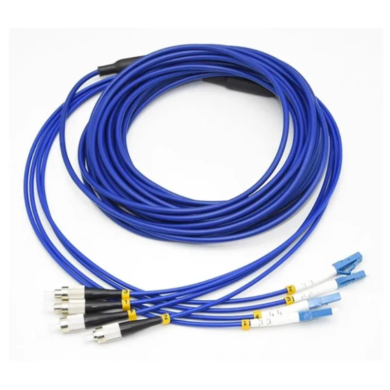 Quad FC/UPC-LC/UPC knaagdiervaste diëlektriese pleisterkoorde